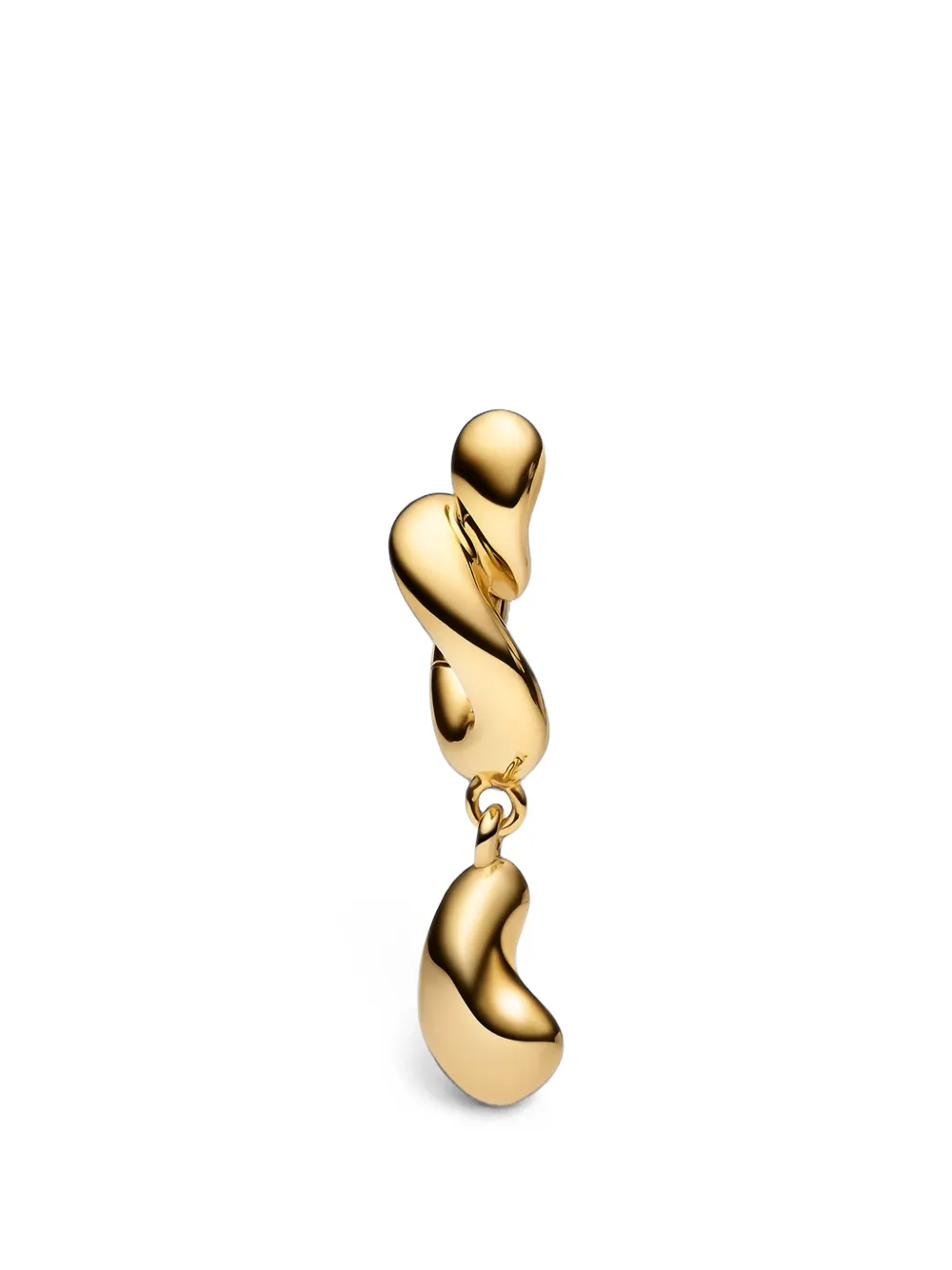 Maria Black Whirl Drop Ohrring - Gold