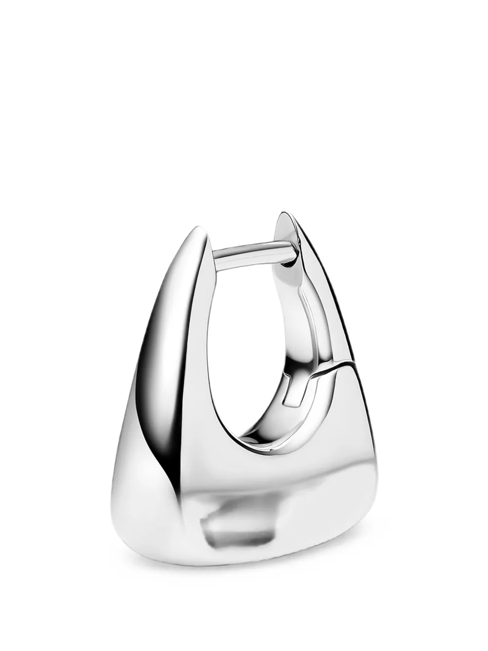 Maria Black Tote Huggie earring - Silber