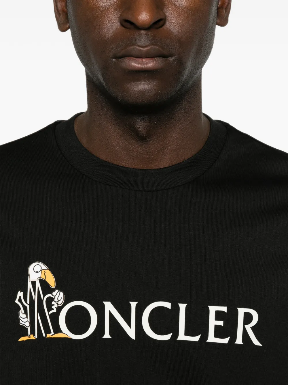 Moncler T-shirt met korte mouwen Zwart