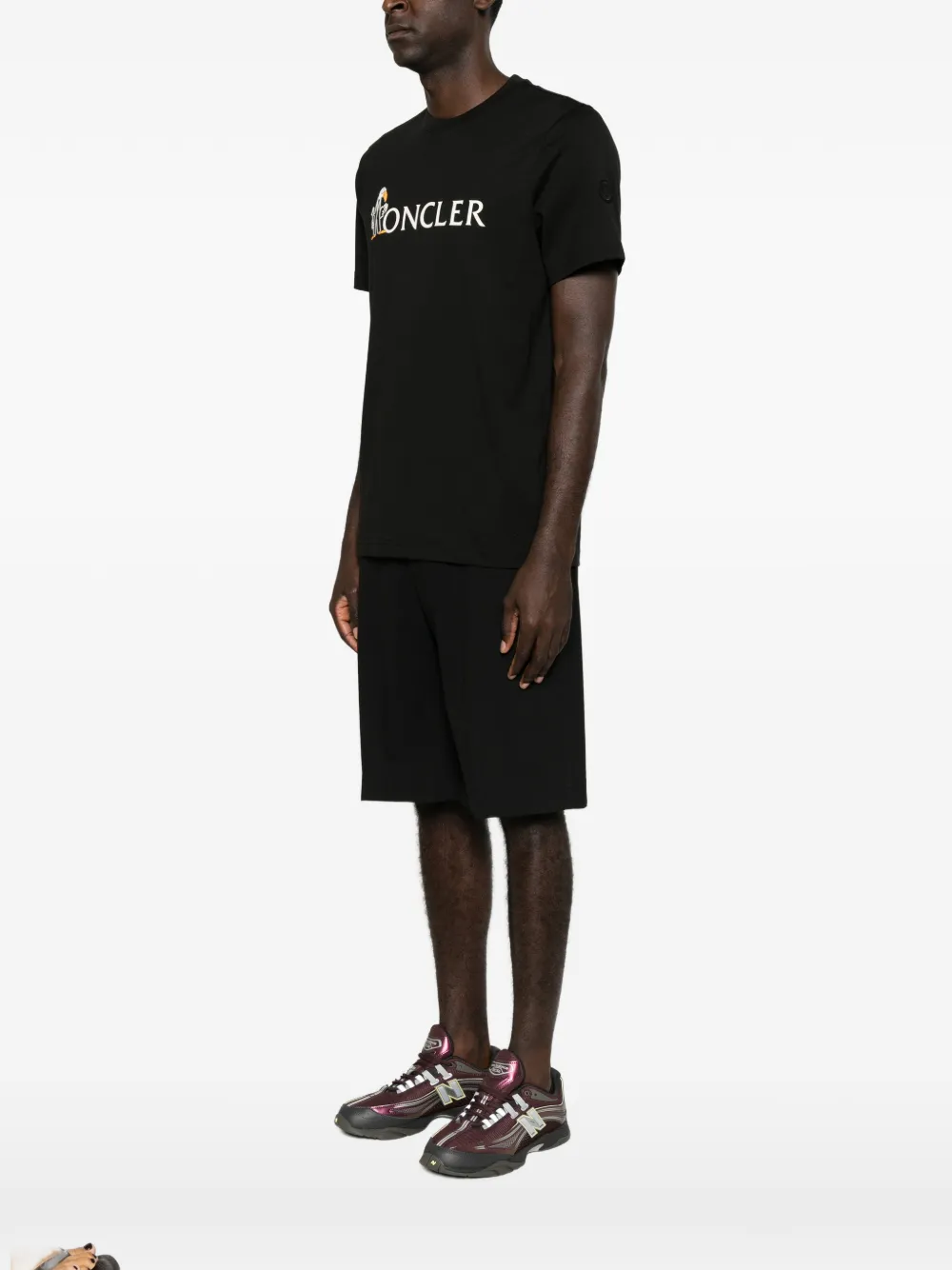 Moncler T-shirt met korte mouwen Zwart