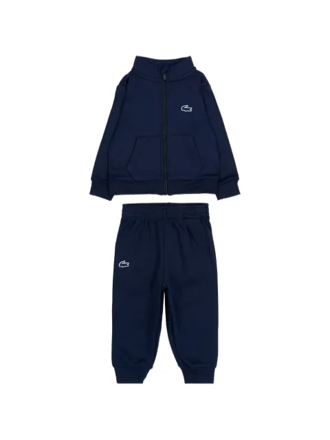 Lacoste Kids logo-patch tracksuit set