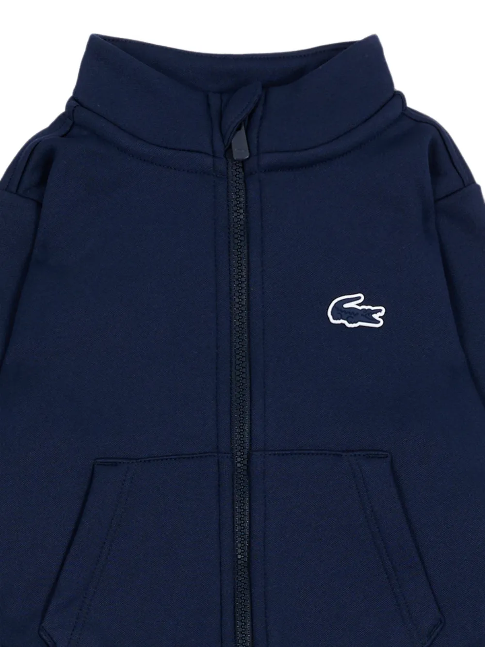 Lacoste Kids Trainingspak met logopatch Blauw