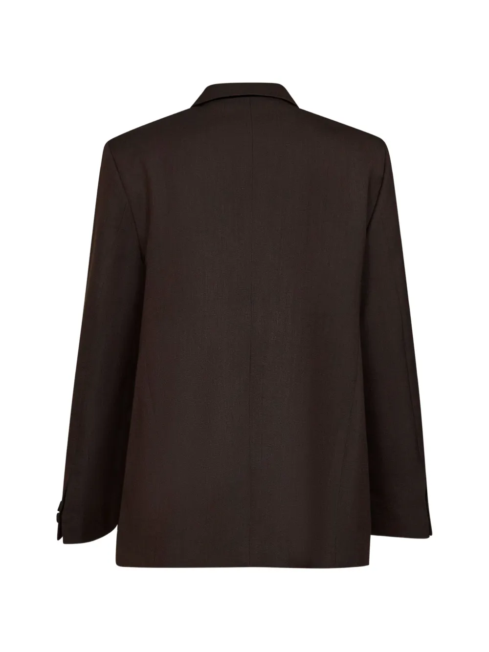 Studio Nicholson Roversi wollen blazer met enkele rij knopen Bruin