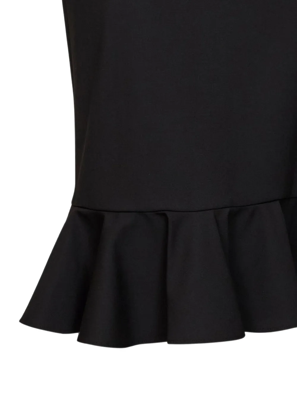 Giuseppe Di Morabito Straight midi-rok met ruches Zwart