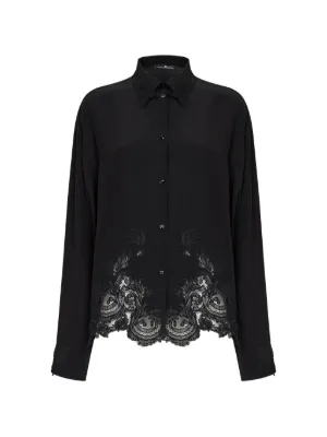ERMANNO SCERVINO レース刺繍 エンブロイダリー ロングシャツ Ermanno Scervino（エルマンノ・シェルヴィーノ）ウィメンズ - FARFETCH