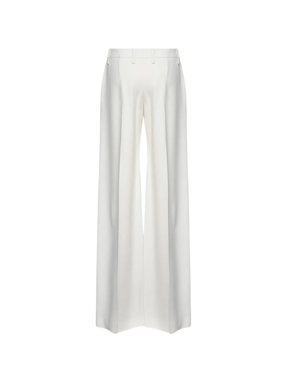 Ermanno Scervino Cropped bootcut plooibroek Wit