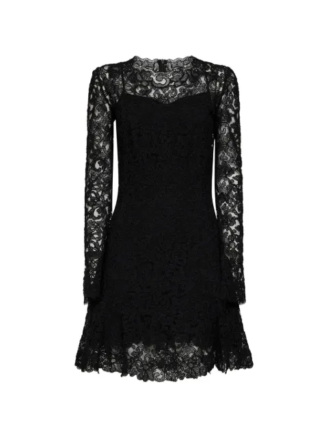 Ermanno Scervino scalloped-edge lace mini dress