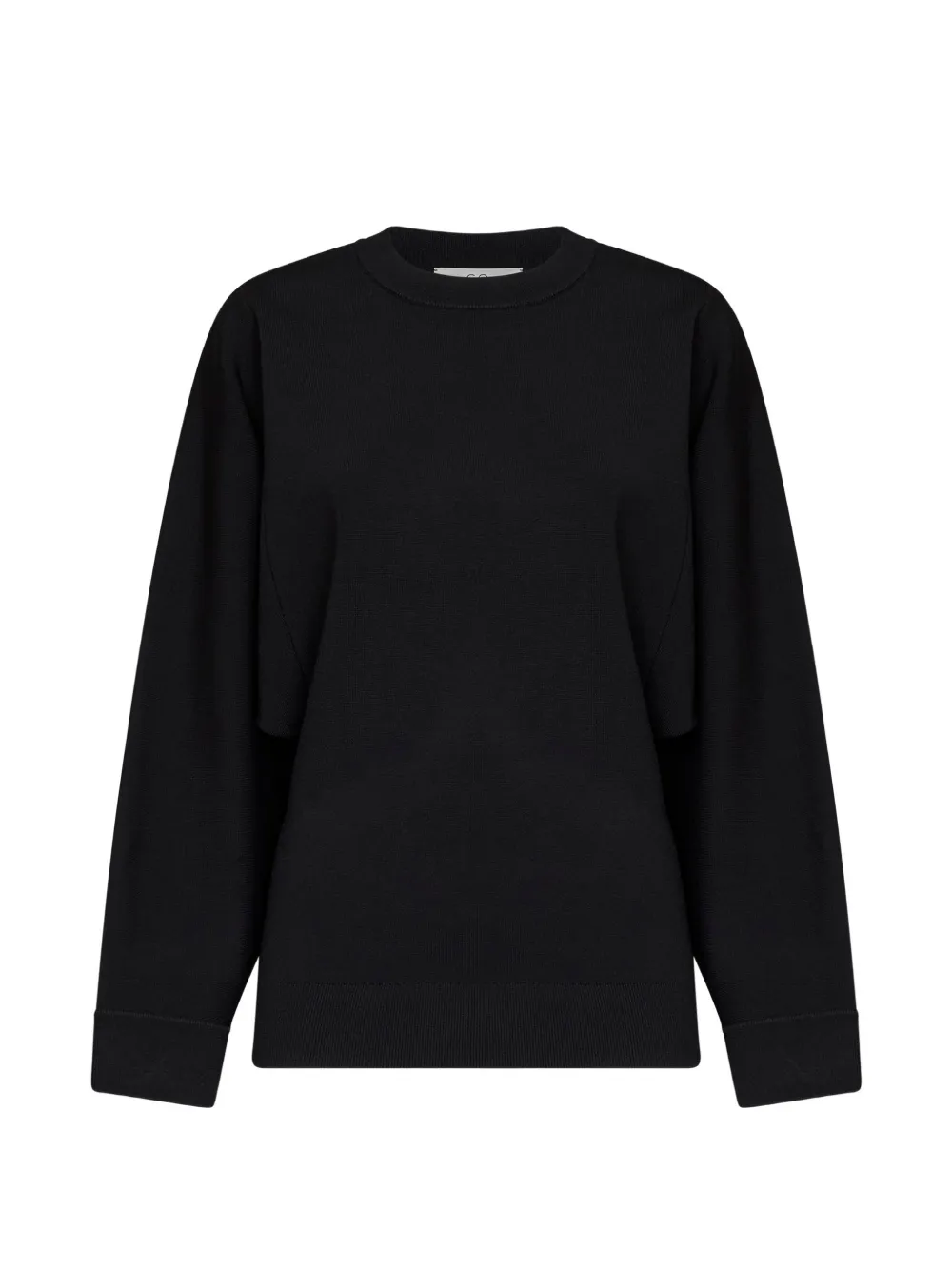 Co batwing-sleeve sweatshirt - Schwarz