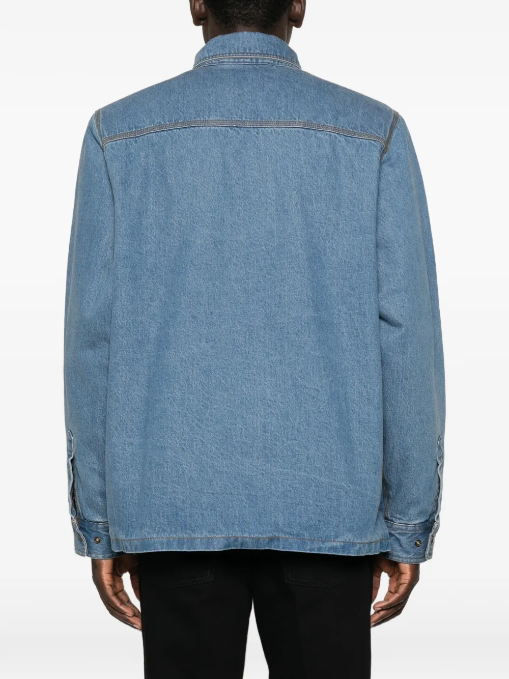 Filson Shirtjack met klepzak Blauw