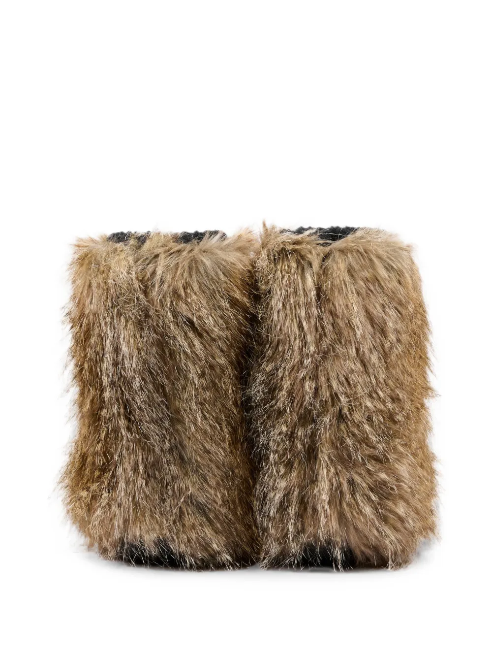 Marni Kids faux-fur drawstring boots Bruin