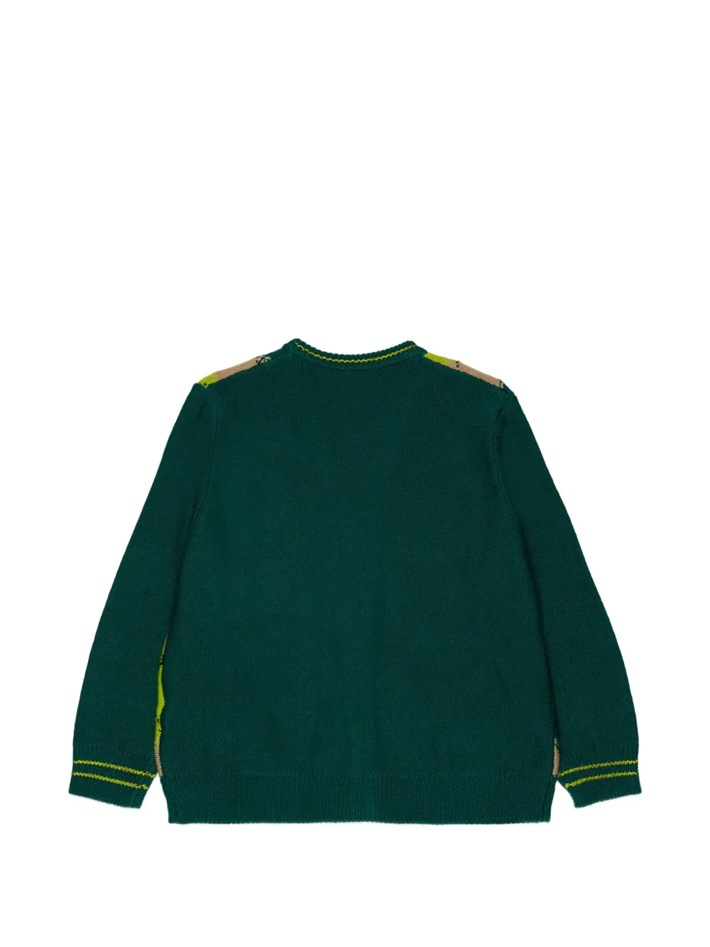 Diesel Kids Vest van wolblend met argyle-patroon Groen