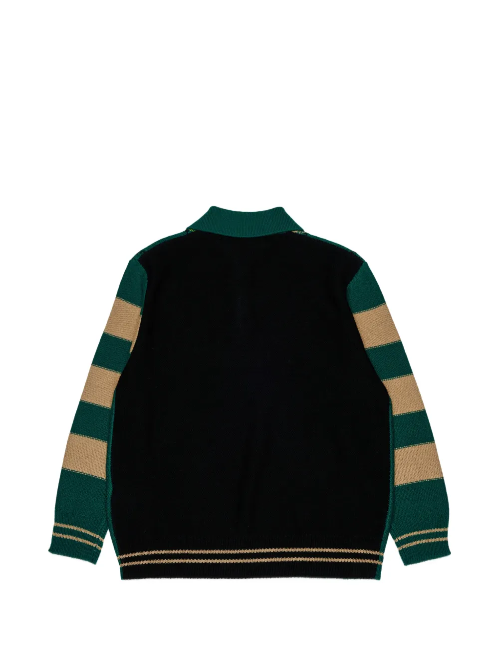 Diesel Kids Polotrui van wolblend met argyle-patroon Groen