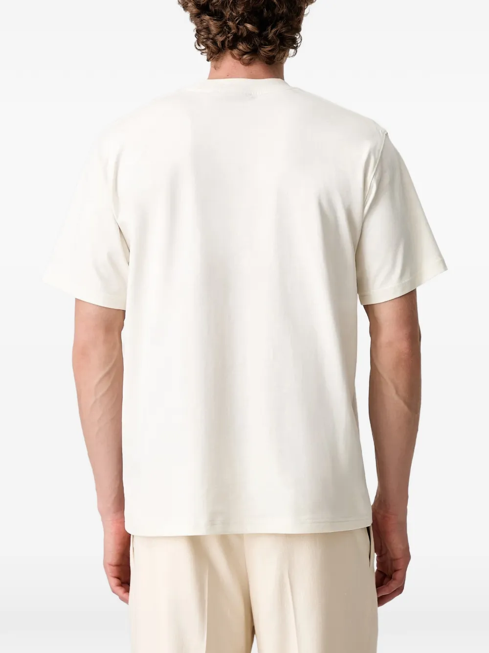 Barbour T-shirt met patchdetail Wit