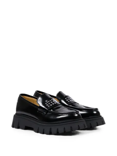 MM6 Maison Margiela Kids logo-print loafers