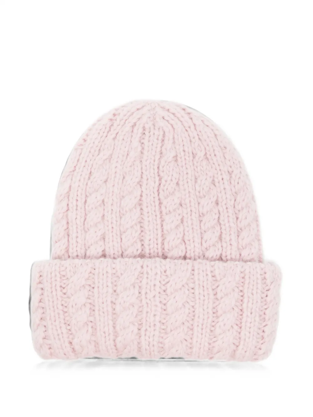 Moncler Kabelgebreide muts Roze