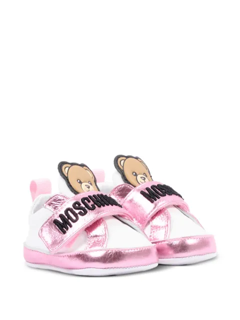 Moschino Kids baskets à attache scratch