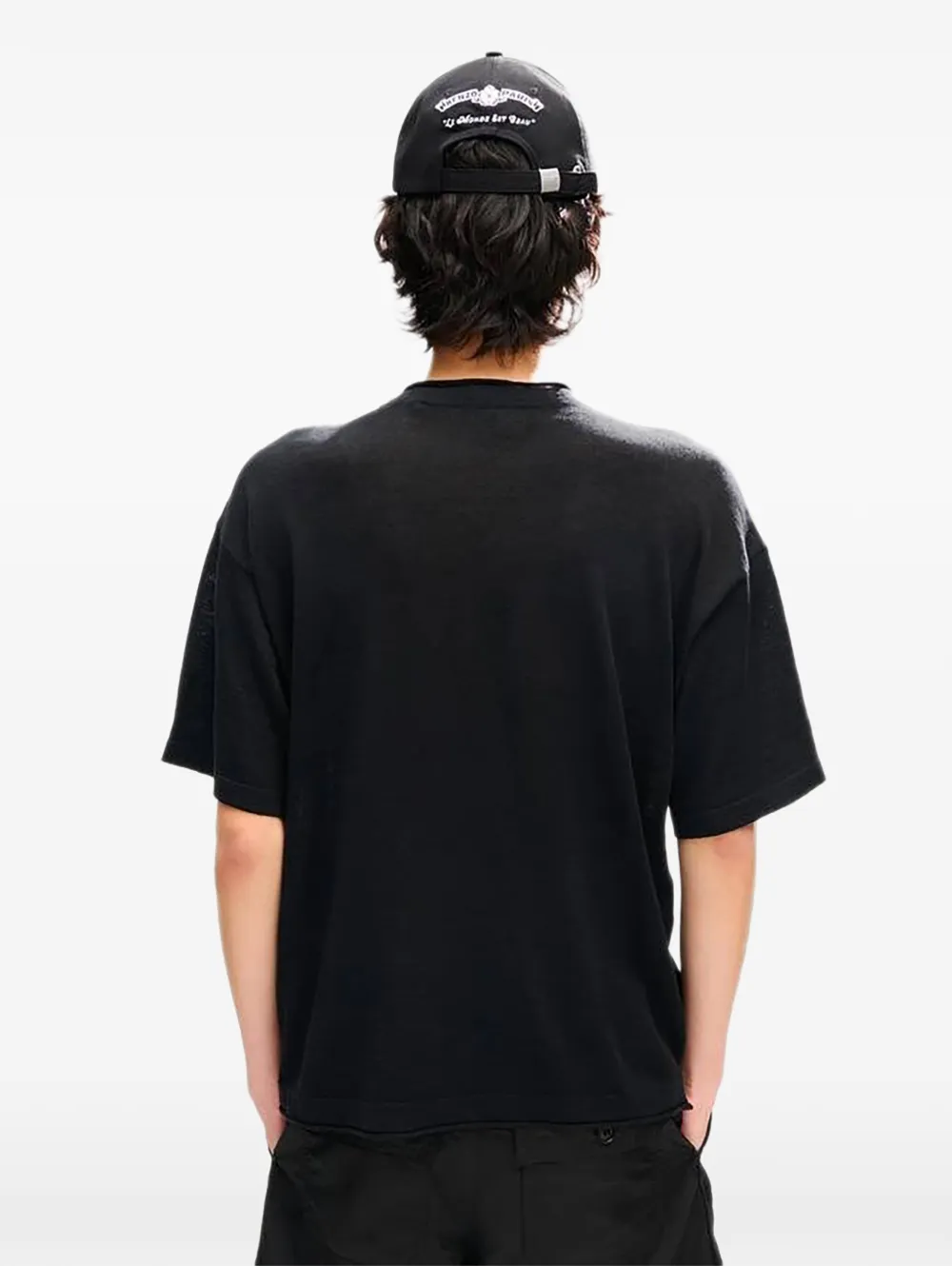 Kenzo T-shirt met geborduurd logo Zwart