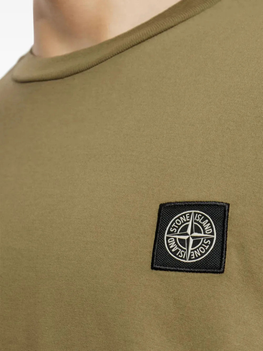 Stone Island 2100027 60 2 cotton jersey T-shirt Groen