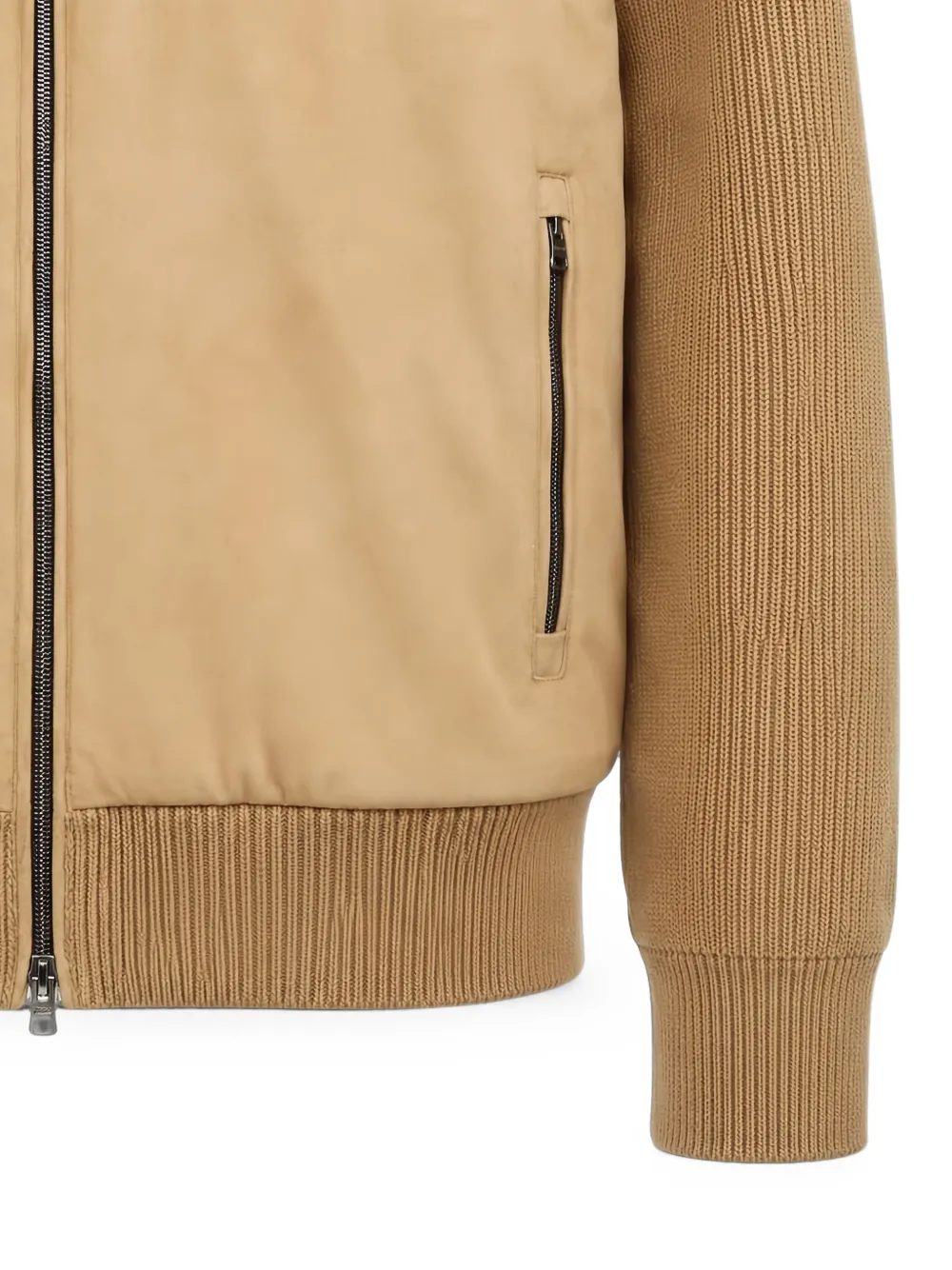 Herno Jack met capuchon en vlakken Bruin