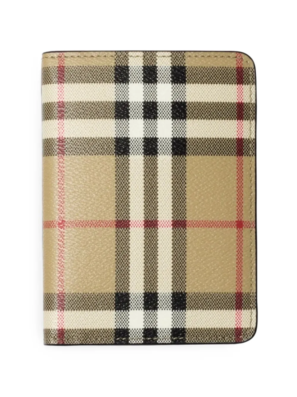 Burberry Check passport holder - Toni neutri