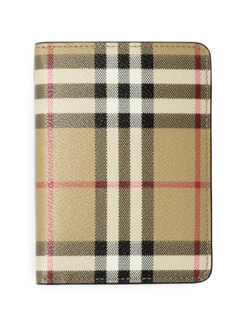 Burberry Check passport holder