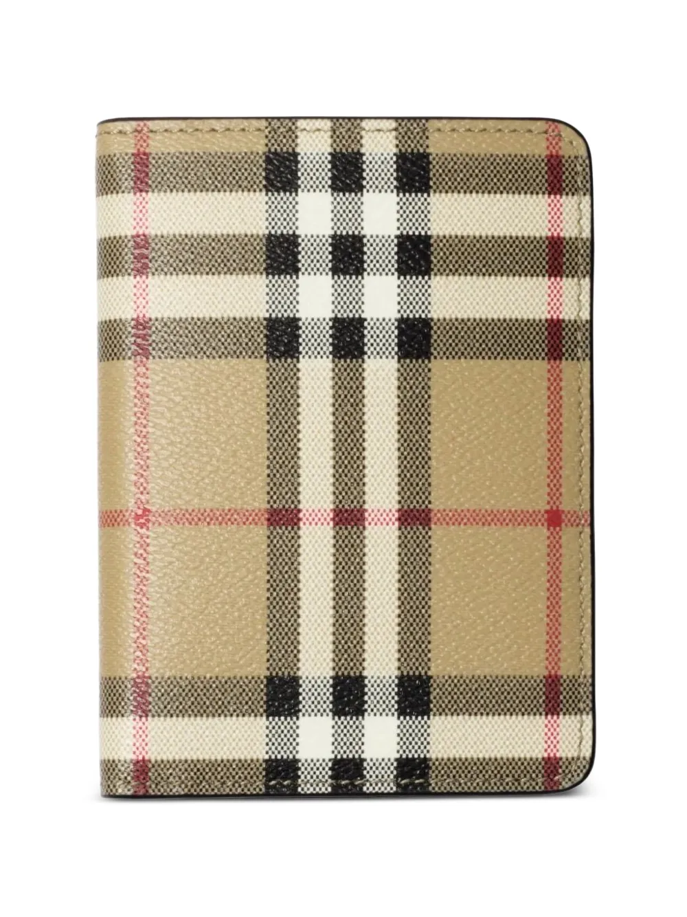 Burberry Check passport holder - Toni neutri