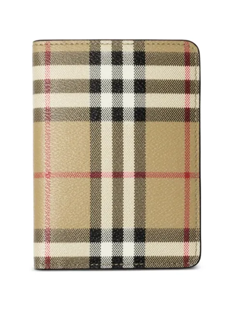 Burberry Check passport holder