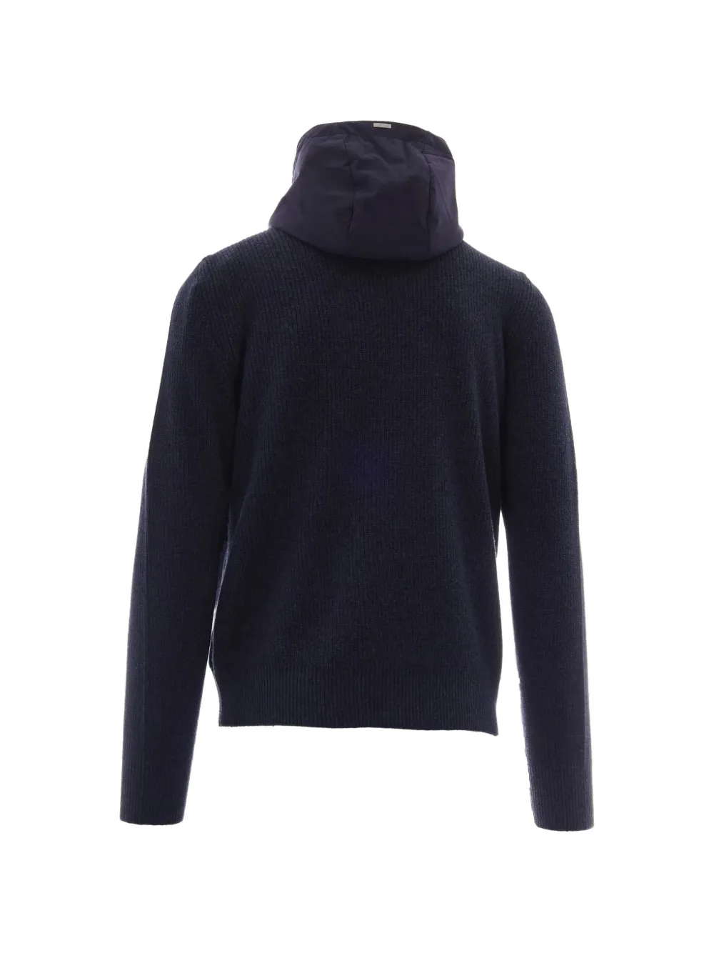Herno Jack met capuchon en vlakken Blauw