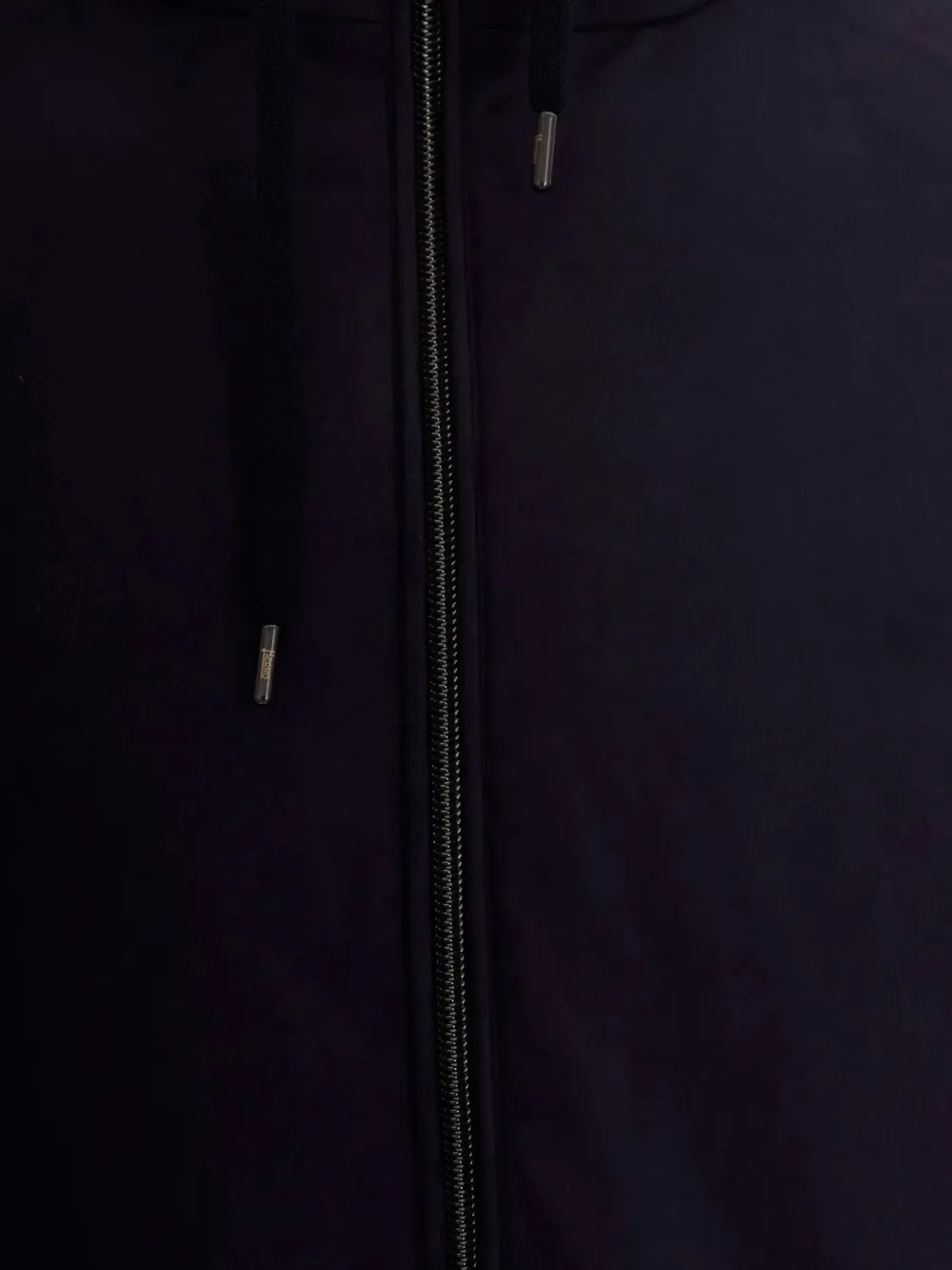 Herno Jack met capuchon en vlakken Blauw