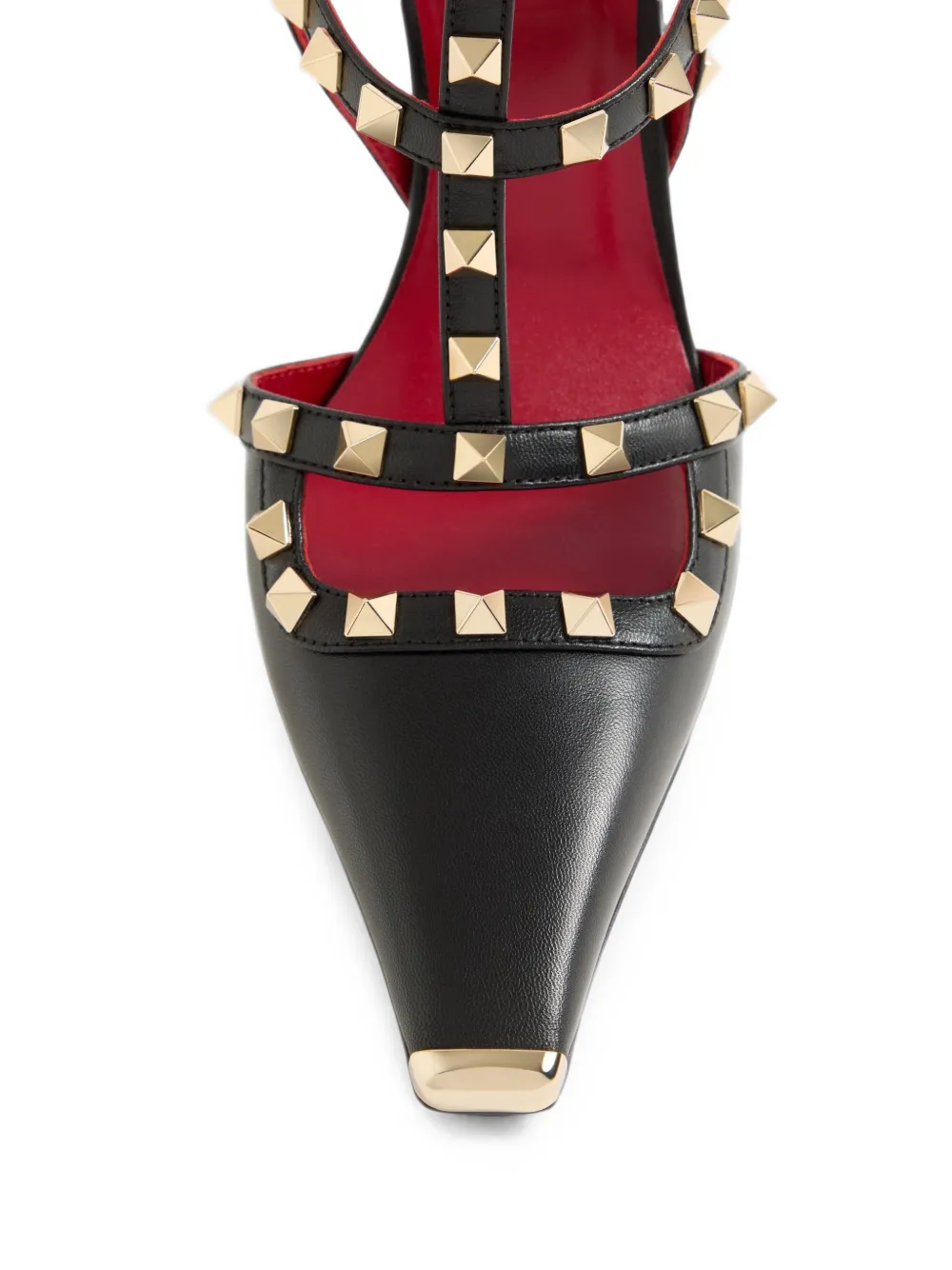 Valentino Garavani Rockstud kidskin pumps 100mm Zwart