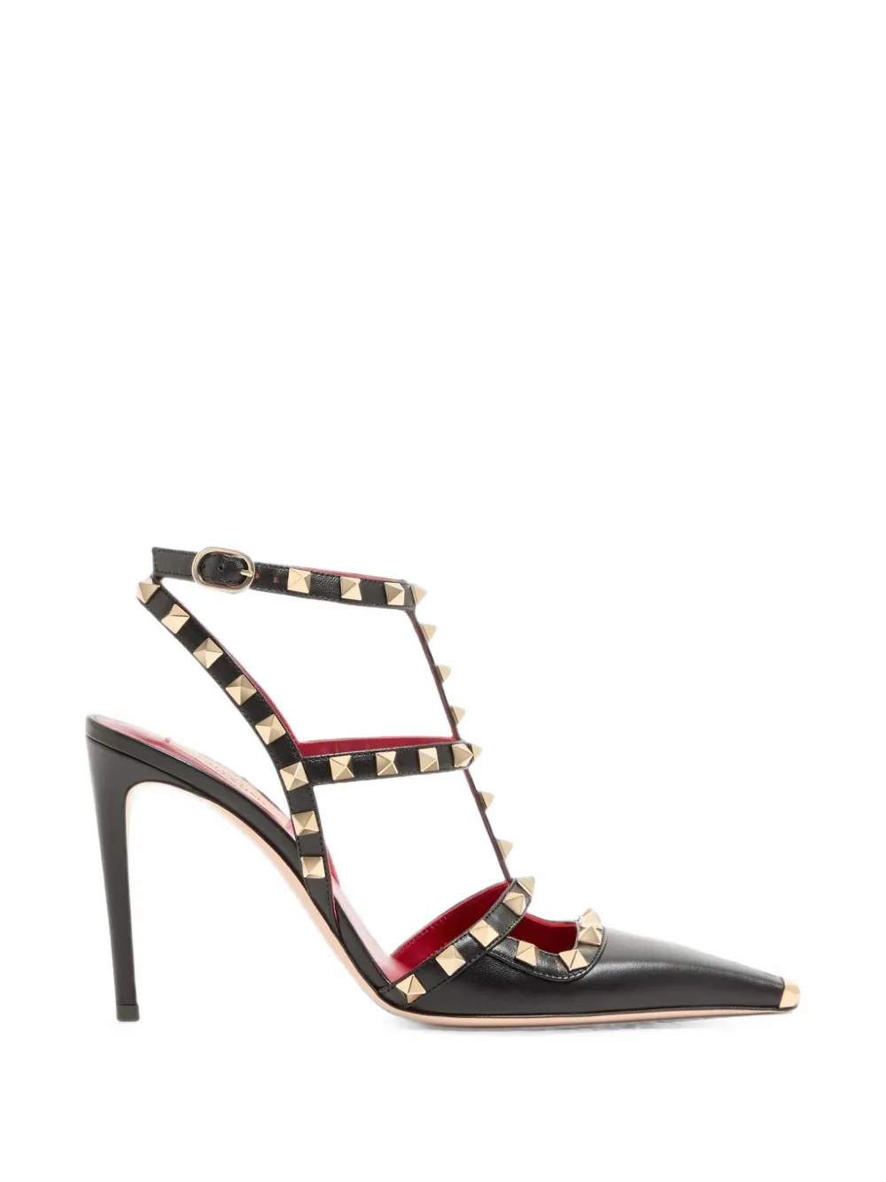 Valentino Garavani Rockstud kidskin pumps 100mm - Nero