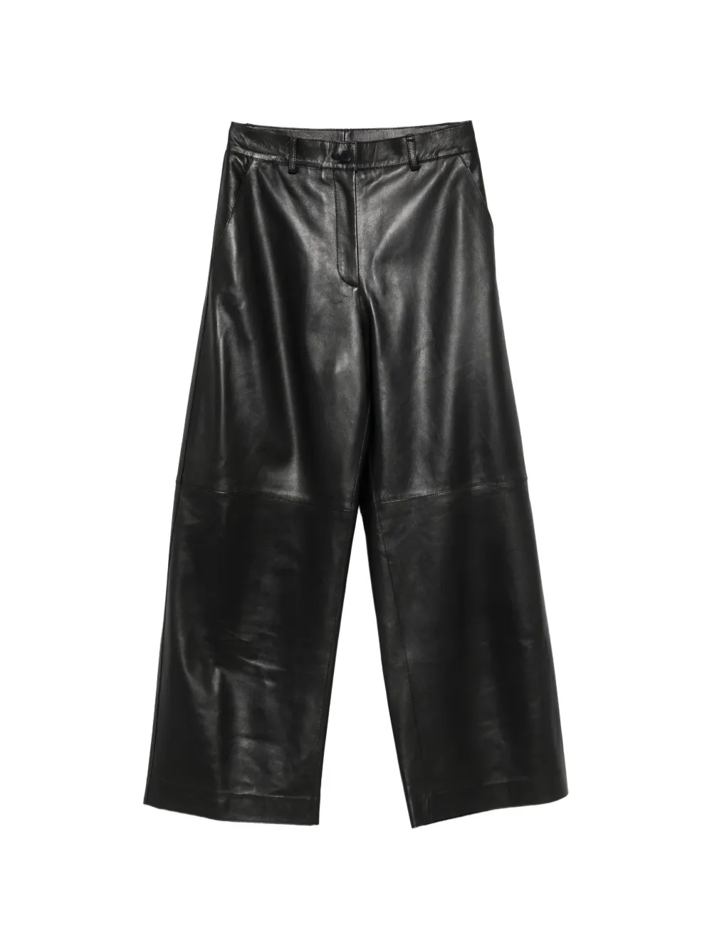 P.A.R.O.S.H. leather wide-leg trousers