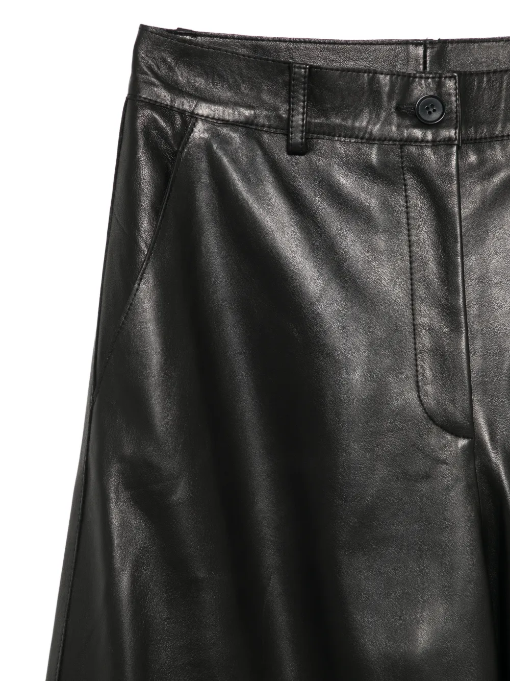 P.A.R.O.S.H. Broek met wijde pijpen Zwart