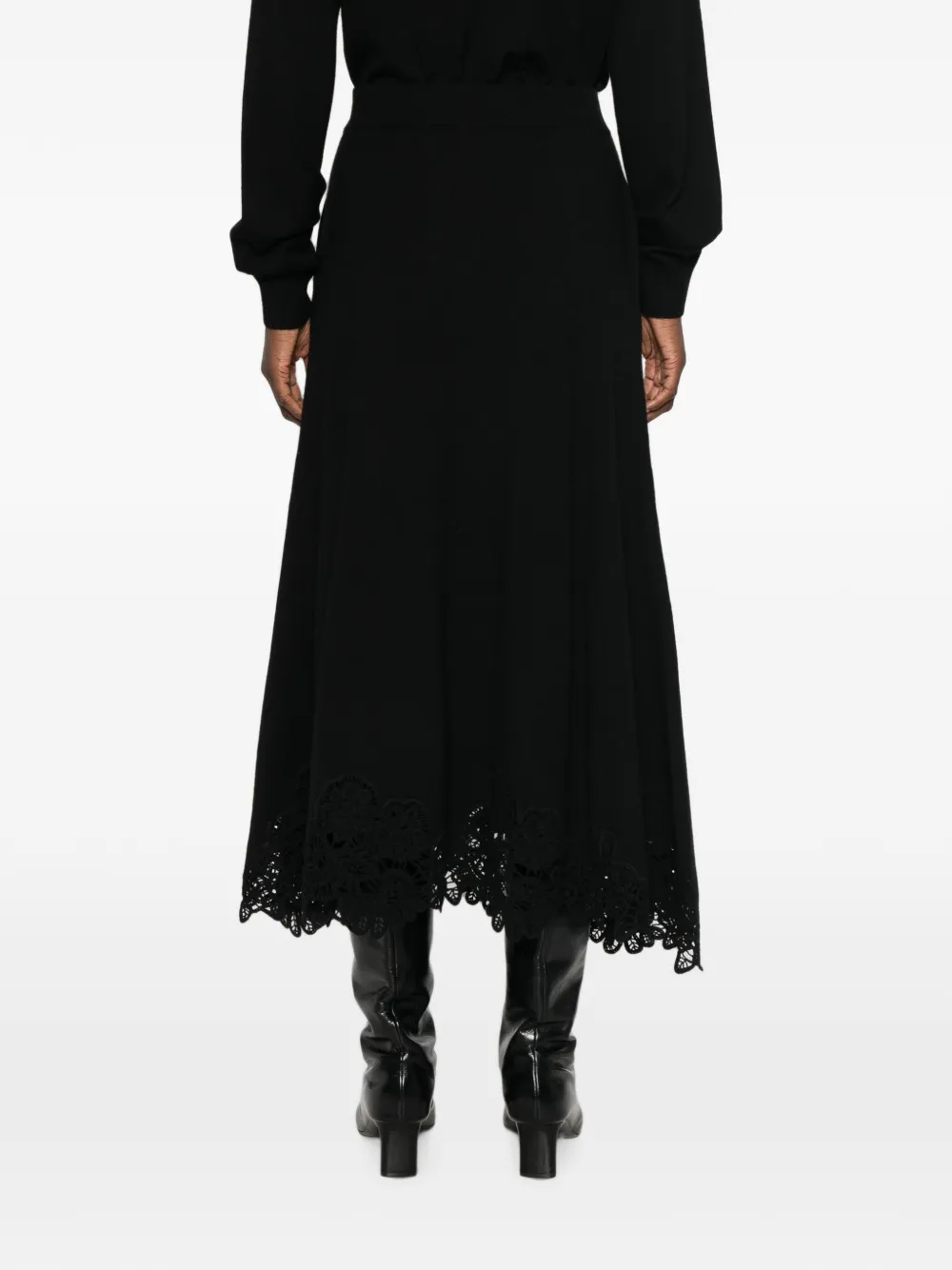 ZIMMERMANN Flared rok Zwart