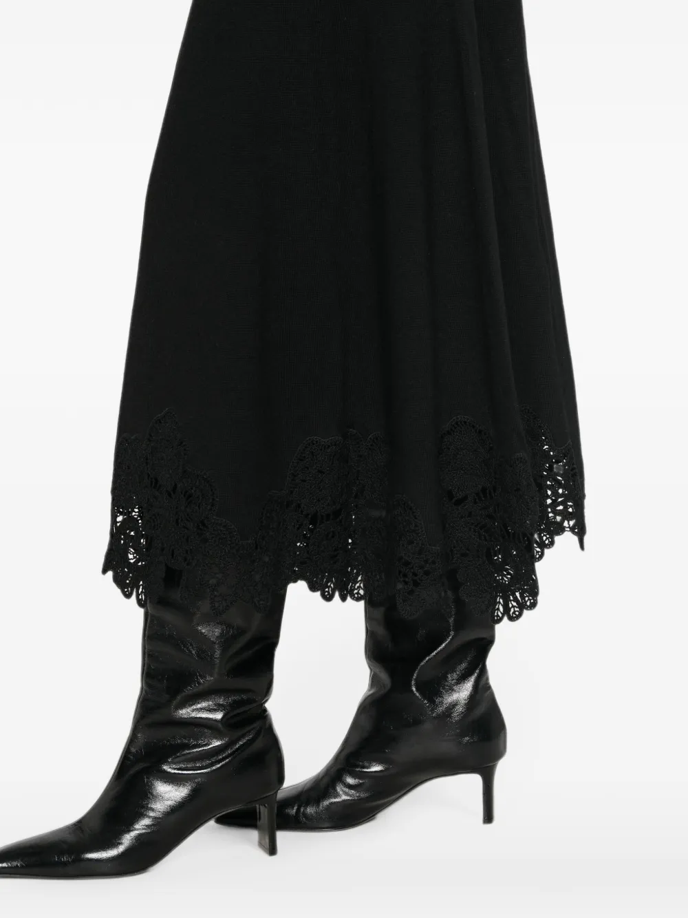 ZIMMERMANN Flared rok Zwart