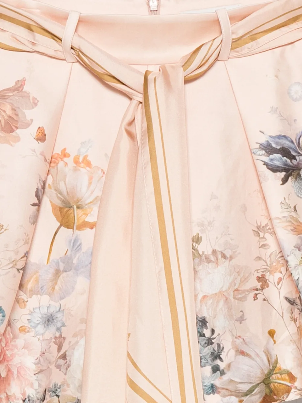 ZIMMERMANN Shorts met bloemenprint Beige