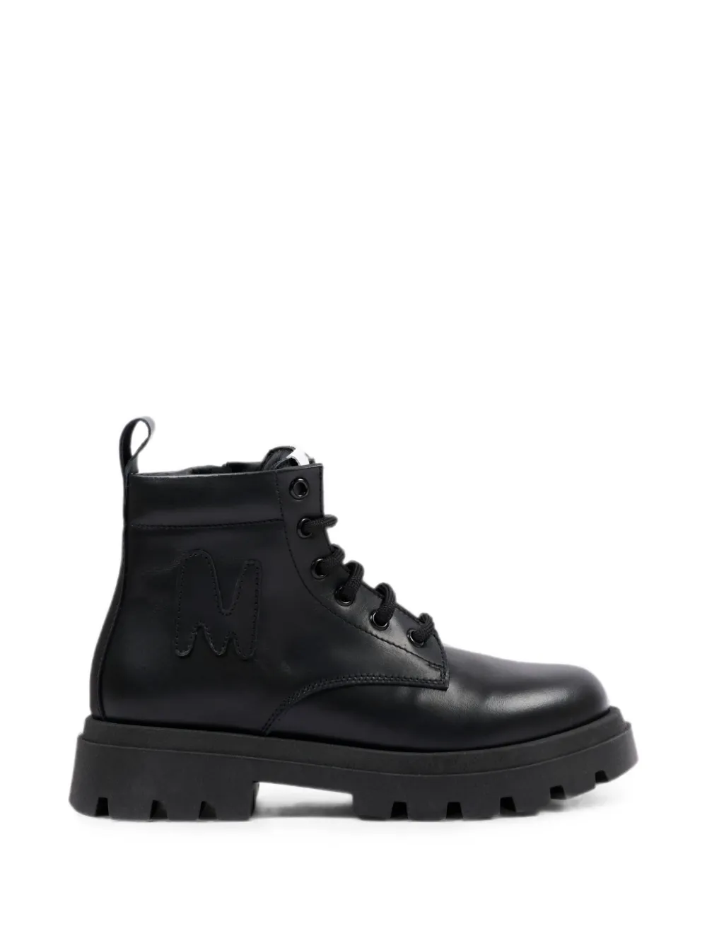 MSGM Kids Veterlaarzen met logopatch Zwart