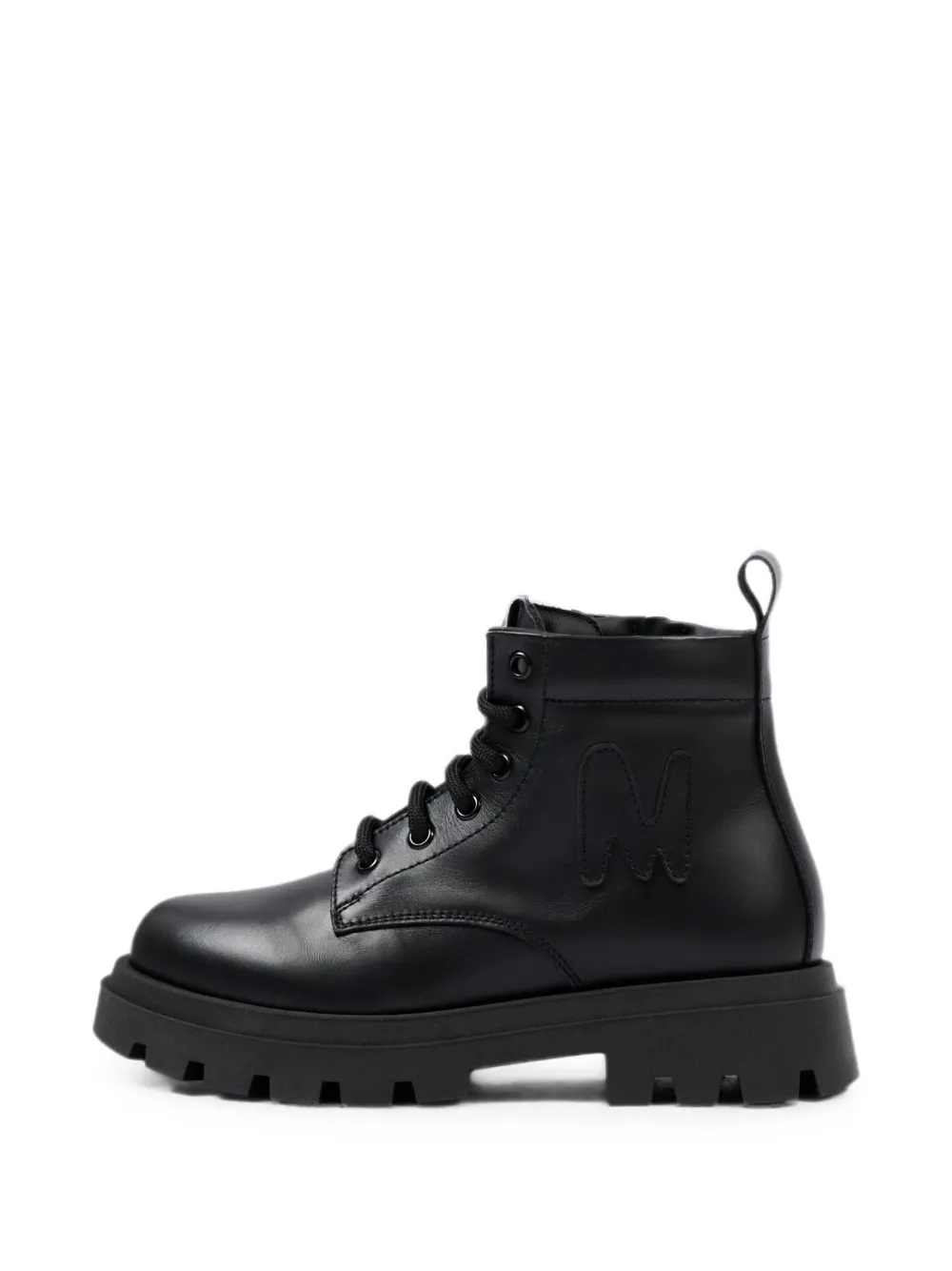 MSGM Kids Veterlaarzen met logopatch Zwart