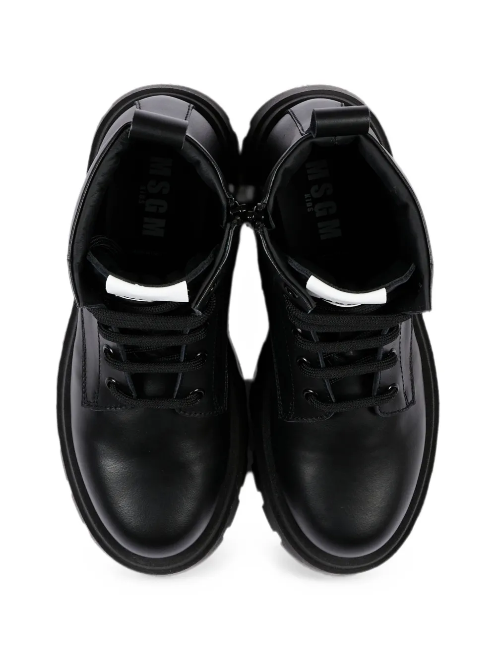 MSGM Kids Veterlaarzen met logopatch Zwart