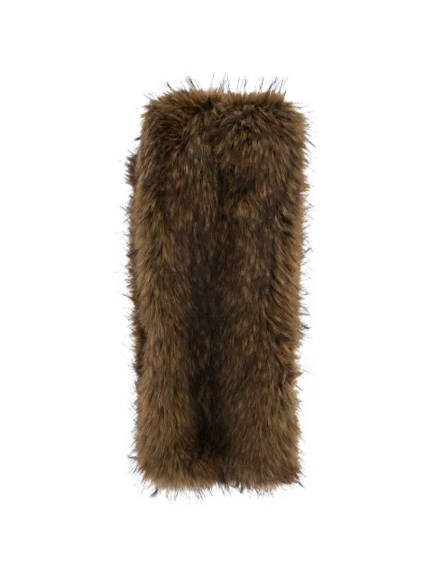 Bazar Deluxe faux-fur scarf