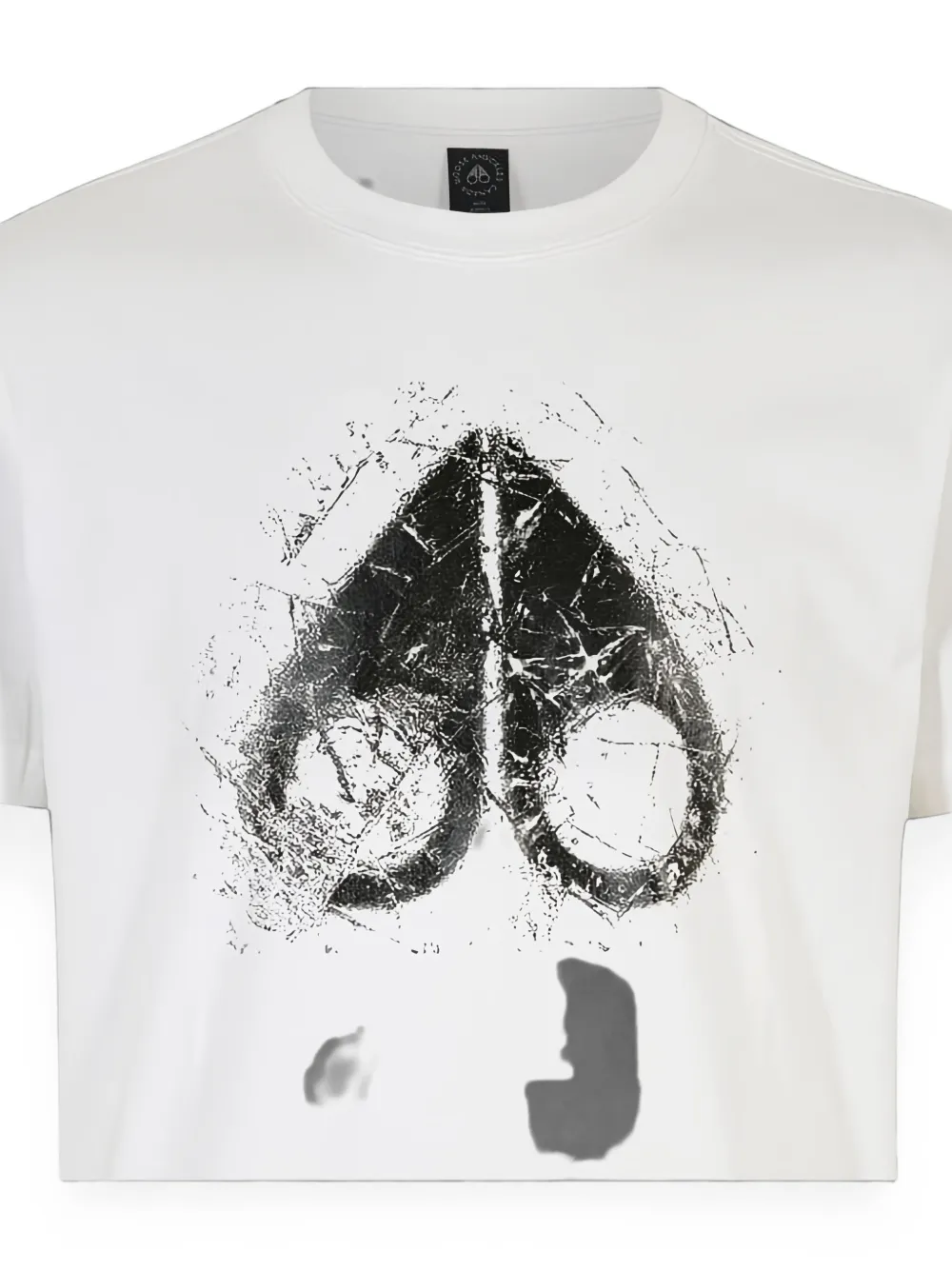 Moose Knuckles Katoenen T-shirt met logoprint Wit