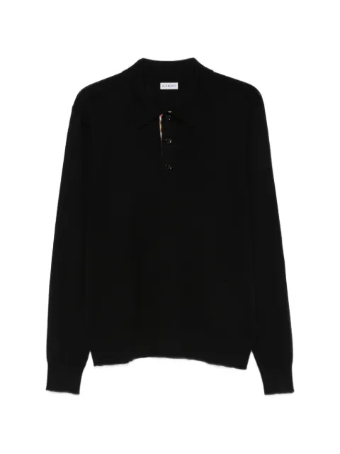 Burberry long-sleeve polo shirt