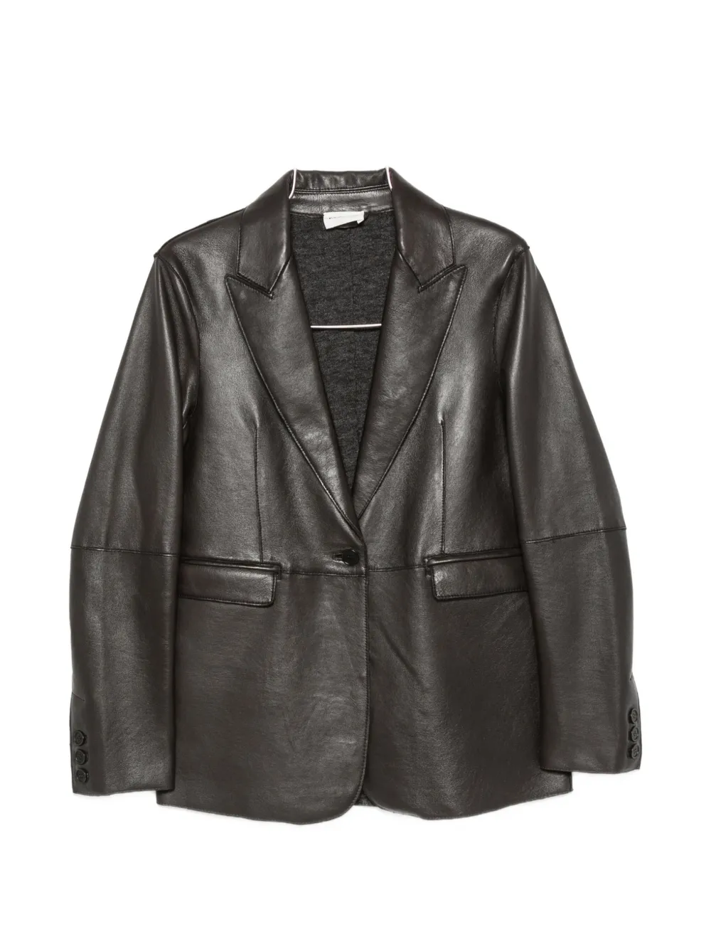 P.A.R.O.S.H. leather jacket - Braun