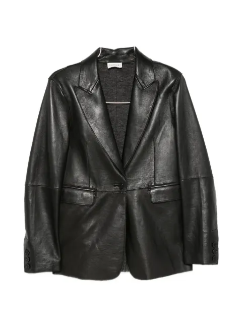 P.A.R.O.S.H. single-breasted leather jacket
