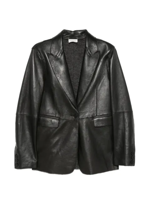 P.A.R.O.S.H. single-breasted leather jacket