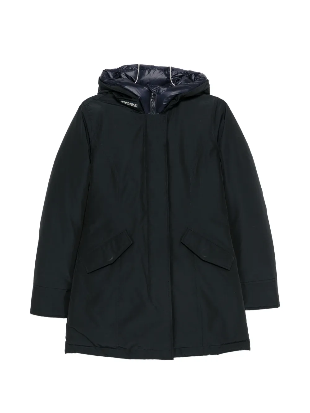 Woolrich hooded padded coat - Blau