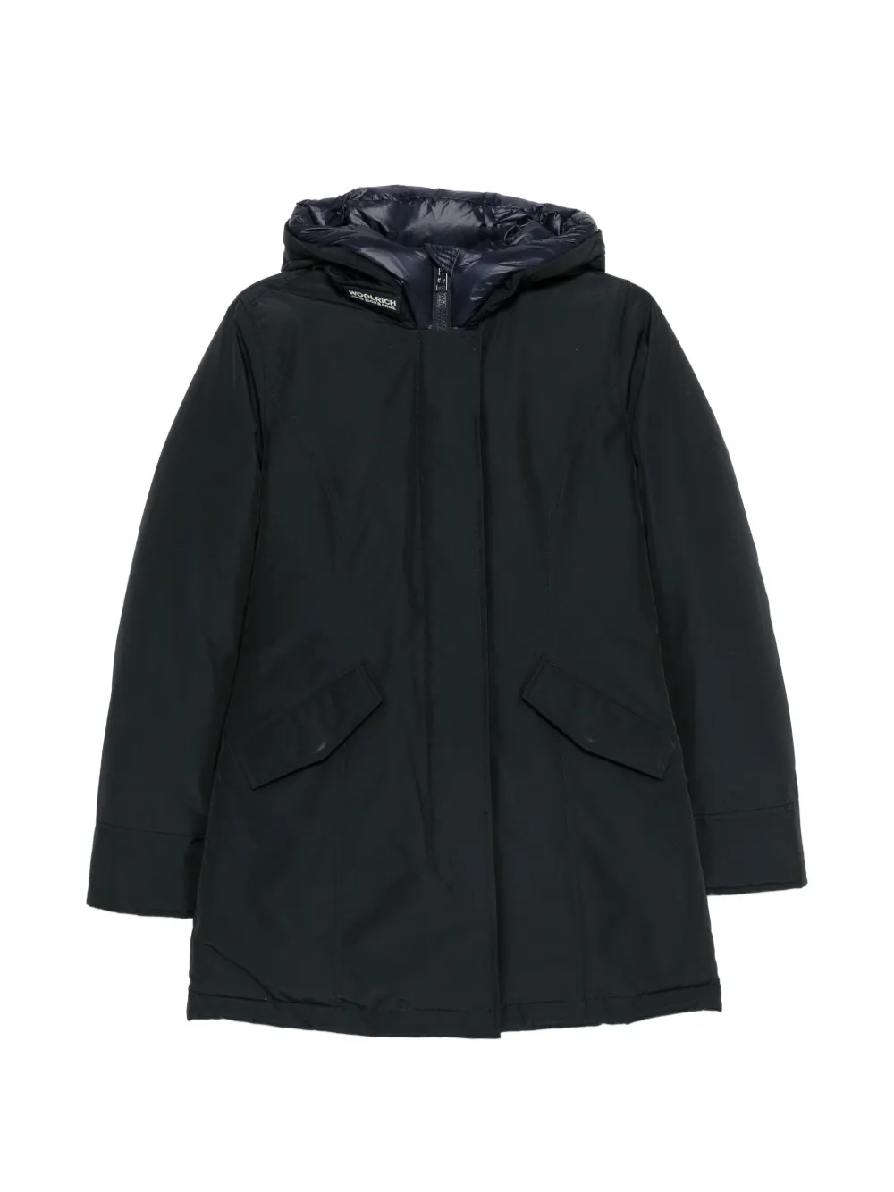 Woolrich hooded padded coat - Blu