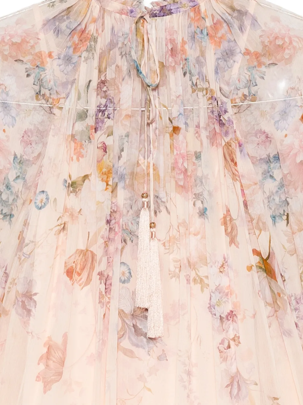 ZIMMERMANN Blouse met bloemenprint Beige