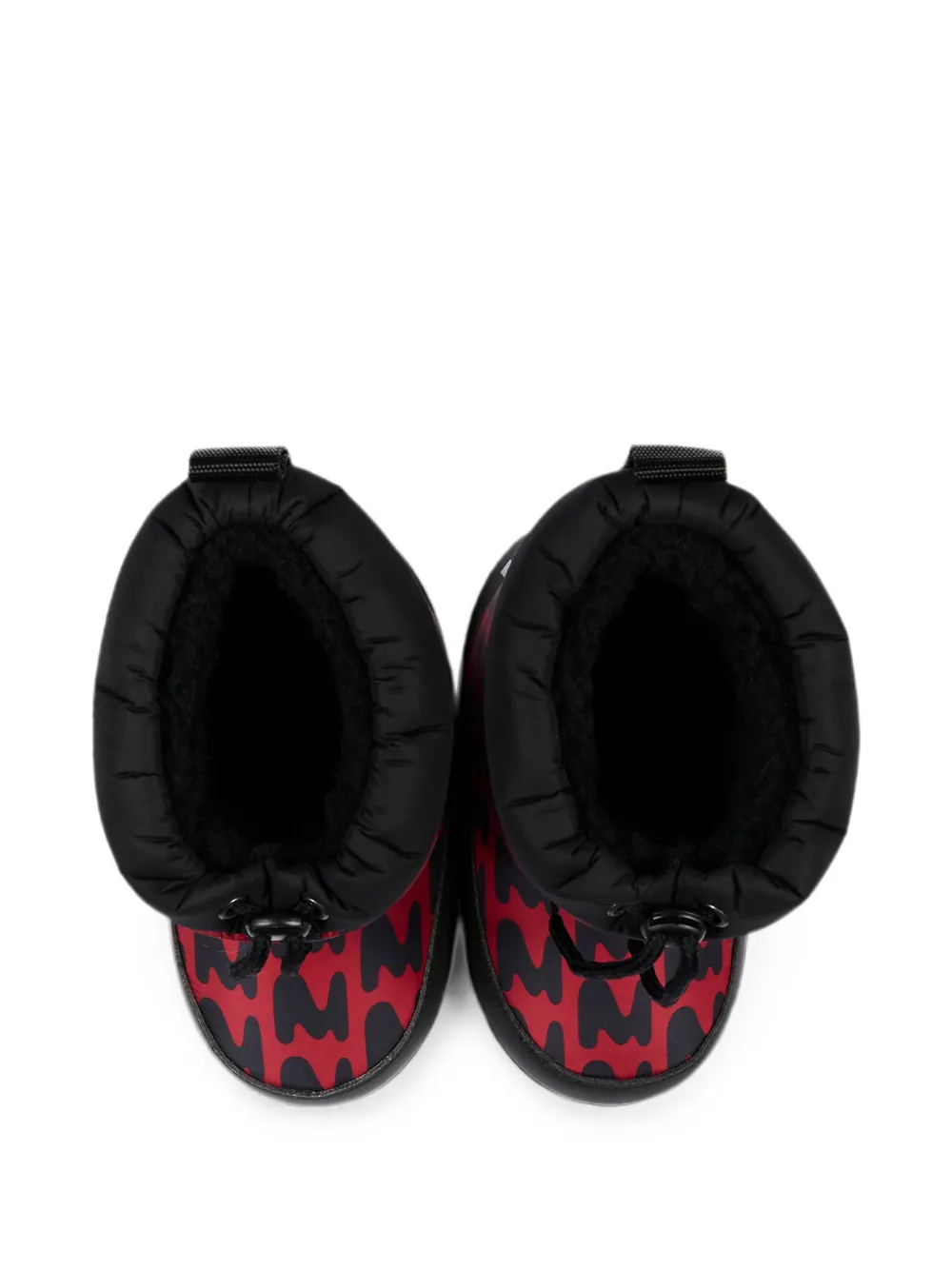 MSGM Kids Sneeuwlaarzen met monogram-print Rood