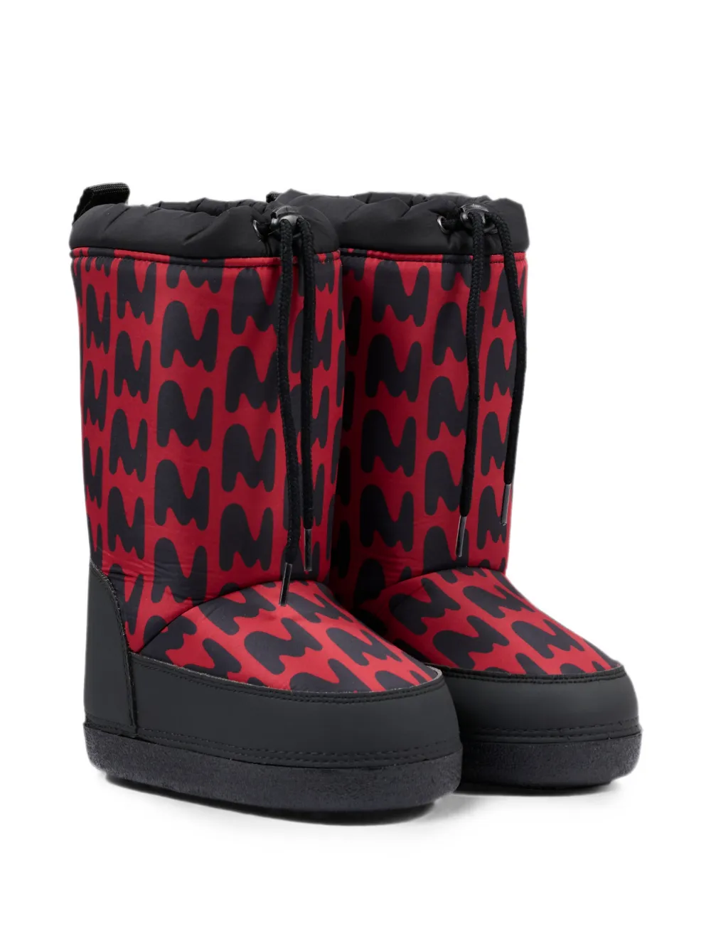 MSGM Kids Sneeuwlaarzen met monogram-print Rood